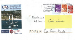 Env. Complète - Grand Prix Du Port De Fécamp - 30 Août Au 2 Septembre 2001 - Prêts-à-poster:private Overprinting