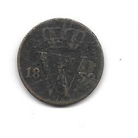 Pays Bas, 1/2 Cent 1832 (5) - 1840-1849 : Willem II