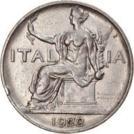 Monnaie, Italie, Vittorio Emanuele III, Lira, 1922, Rome, TTB, Nickel, KM:62 - 1 Lire