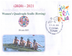(VV 21 A) 2020 Tokyo Summer Olympic Games - Bronze Medal - 28-7-2021 - Women's Quadruple Sculls (Rowing) - Zomer 2020: Tokio