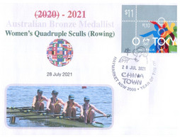 (VV 21 A) 2020 Tokyo Summer Olympic Games - Bronze Medal - 28-7-2021 - Women's Quadruple Sculls (Rowing) - Verano 2020 : Tokio