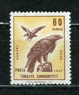 TURQUIE - POSTE AERIENNE - OISEAUX - N° Yvert A 48 ** - Poste Aérienne