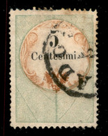 Antichi Stati Italiani - Lombardo Veneto - 1854 - Marche Da Bollo - 5 Cent (1) Usato A Padova - Cert. AG (1850) - Other & Unclassified