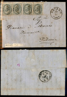 Antichi Stati Italiani - Lombardo Veneto - Ariano (P.ti 2) - Due Coppie Del 5 Cent (L16 - Regno) Su Lettera Per Padova D - Unclassified