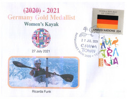 (VV 21 A) 2020 Tokyo Summer Olympic Games - Germany Gold Medal - 27-7-2021 - Women's Kayak - Verano 2020 : Tokio