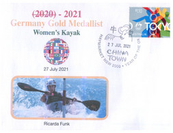 (VV 21 A) 2020 Tokyo Summer Olympic Games - Germany Gold Medal - 27-7-2021 - Women's Kayak - Verano 2020 : Tokio