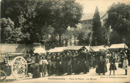 Châteauroux * La Place St Fiacre * Le Marché * Foire Marchands - Chateauroux