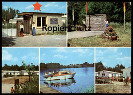 ÄLTERE POSTKARTE TEMPLIN TRADITIONSLAGER KLIM WOROSCHILOW PIONIERORGANISATION ERNST THÄLMANN ROTER STERN Postcard Cpa AK - Templin