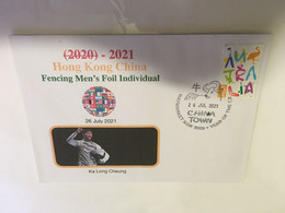 VV 21 A) 2020 Tokyo Summer Olympic Games - Hong Kong China Gold Medal - 26-7-2021 - Men's Fencing Foil - Verano 2020 : Tokio