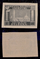 Corpo Polacco - 1946 - 1 Zloty (3A) Non Dentellato - Gomma Integra - Autres & Non Classés