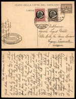 Vaticano - Intero Postale Da 50 Cent Con Affrancatura Aggiuntiva (94/95) Per Lugano Del 13.12.45 - Other & Unclassified