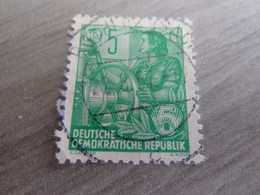 Deutsche Demokratische Republik - Famille - Val 5 - Vert - Oblitéré - Année 1954 - - Gebraucht