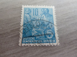 Deutsche Demokratische Republik - Famille - Val 10 - Bleu - Oblitéré - Année 1954 - - Gebraucht