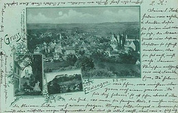 11745 - Ansichtskarten VINTAGE POSTCARD - Deutschland GERMANY - GRUSS AUS Ellwangen - Ellwangen