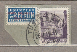 GERMANY French Zone Wurttemberg Used(o) On Paper  #30401 - Zona Francese