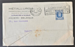 BELGIUM 1931 - Enveloppe With 1F75 - Covers & Documents