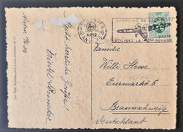 BELGIUM 1932 - Postcard Bruxelles To Braunschweig - Lettres & Documents