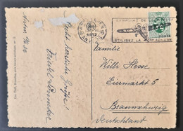 BELGIUM 1932 - Postcard Bruxelles To Braunschweig - Lettres & Documents