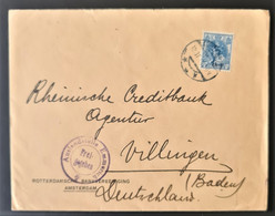 NETHERLANDS - Brief Amsterdam Nach Villingen - Lettres & Documents