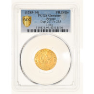 Monnaie, France, Philippe IV Le Bel, Petit Royal D'or, 1290, PCGS, Genuine - 1285-1314 Philippe IV Le Bel