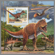 CENTRALAFRICA 2021 MNH Dinosaurs Dinosaurier Dinosaures S/S - OFFICIAL ISSUE - DHQ2131 - Vor- U. Frühgeschichte