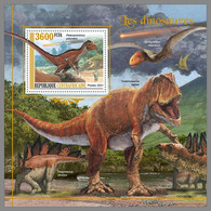 CENTRALAFRICA 2021 MNH Dinosaurs Dinosaurier Dinosaures S/S - IMPERFORATED - DHQ2131 - Vor- U. Frühgeschichte