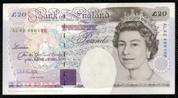 United Kingdom - England - 20 Pounds 1993 - Pick 387a - 20 Pounds