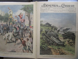 # DOMENICA DEL CORRIERE N 35 / 1934 MANOVRE APPENNINO / IN FONDO AL MARE - Premières éditions