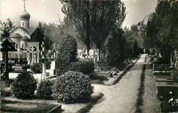 ESSONNE  SAINTE GENEVIEVE DES BOIS Cimetiere Et église Russe ( Cpsm ) - Sainte Genevieve Des Bois