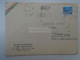 D182499    Hungary   Cover   1975  Hazafias Népfront  X. Ker.  - Anker Ottó - Brieven En Documenten