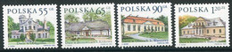 POLAND 1998 Definitive: Manor Houses MNH / **.  Michel 3695-98 - Nuovi