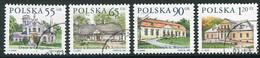 POLAND 1998 Definitive: Manor Houses Used  Michel 3695-98 - Oblitérés