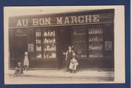 CPA à Identifier Magasin Shop Commerce Carte Photo Non Circulé - To Identify