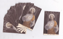 Lot De 20 Jolies Images Pieuses Années 1950 Sacré Cœur De Jésus 6 X 9,5 Cm - Santini