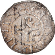 Monnaie, France, Charles Le Chauve, Denier, 864-875, Sens, TTB, Argent - Other & Unclassified