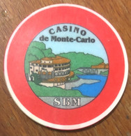 98 MONACO MONTE-CARLO CASINO SOCIÉTÉ DES BAINS DE MER JETON TOKENS COINS CHIPS GAMING - Casino