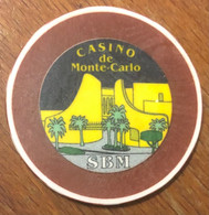 98 MONACO MONTE-CARLO CASINO SOCIÉTÉ DES BAINS DE MER JETON TOKENS COINS CHIPS GAMING - Casino