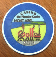 98 MONACO MONTE-CARLO CASINO SOCIÉTÉ DES BAINS DE MER JETON TOKENS COINS CHIPS GAMING - Casino