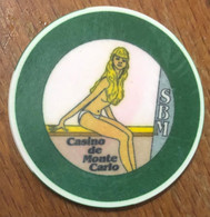 98 MONACO MONTE-CARLO CASINO SOCIÉTÉ DES BAINS DE MER JETON TOKENS COINS CHIPS GAMING - Casino