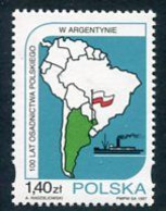 POLAND 1997 Polish Settlement In Argentina MNH / **  Michel 3660 - Unused Stamps