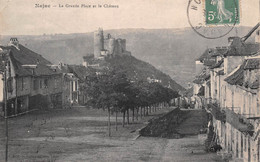 NAJAC - La Grande Place Et Le Château - Najac