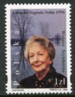 POLAND 1996 Nobel Laureate Szymborska MNH / **  Michel 3633 - Unused Stamps