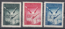 Yugoslavia Republic, Sport 1947 Mi#524-526 Mint Never Hinged - Neufs