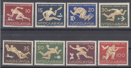 Yugoslavia Republic 1956 Sport Olympic Games Melbourn Mi#804-811 Mint Never Hinged - Unused Stamps
