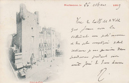 Narbonne - 1899 - Hôtel De Ville - Scan Recto-verso - Narbonne