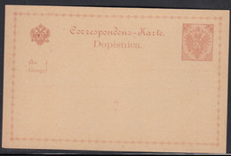Austria Occupation Of Bosnia, Mint Postal Card - Briefe U. Dokumente