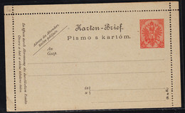 Austria Occupation Of Bosnia, Mint Postal Card - Cartas & Documentos