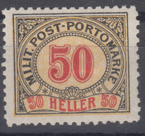 Austria Feldpost Occupation Of Bosnia 1904 Porto Mi#12 Mint Hinged - Neufs
