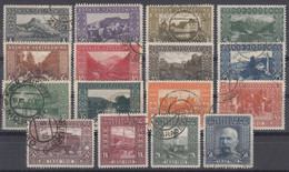 Austria Occupation Of Bosnia 1910 Mi#45-60 Used - Used Stamps