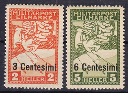 Italy Occupation Of Austria Sassone#R1-R2 Mi#24-25 Mint Never Hinged - Unused Stamps